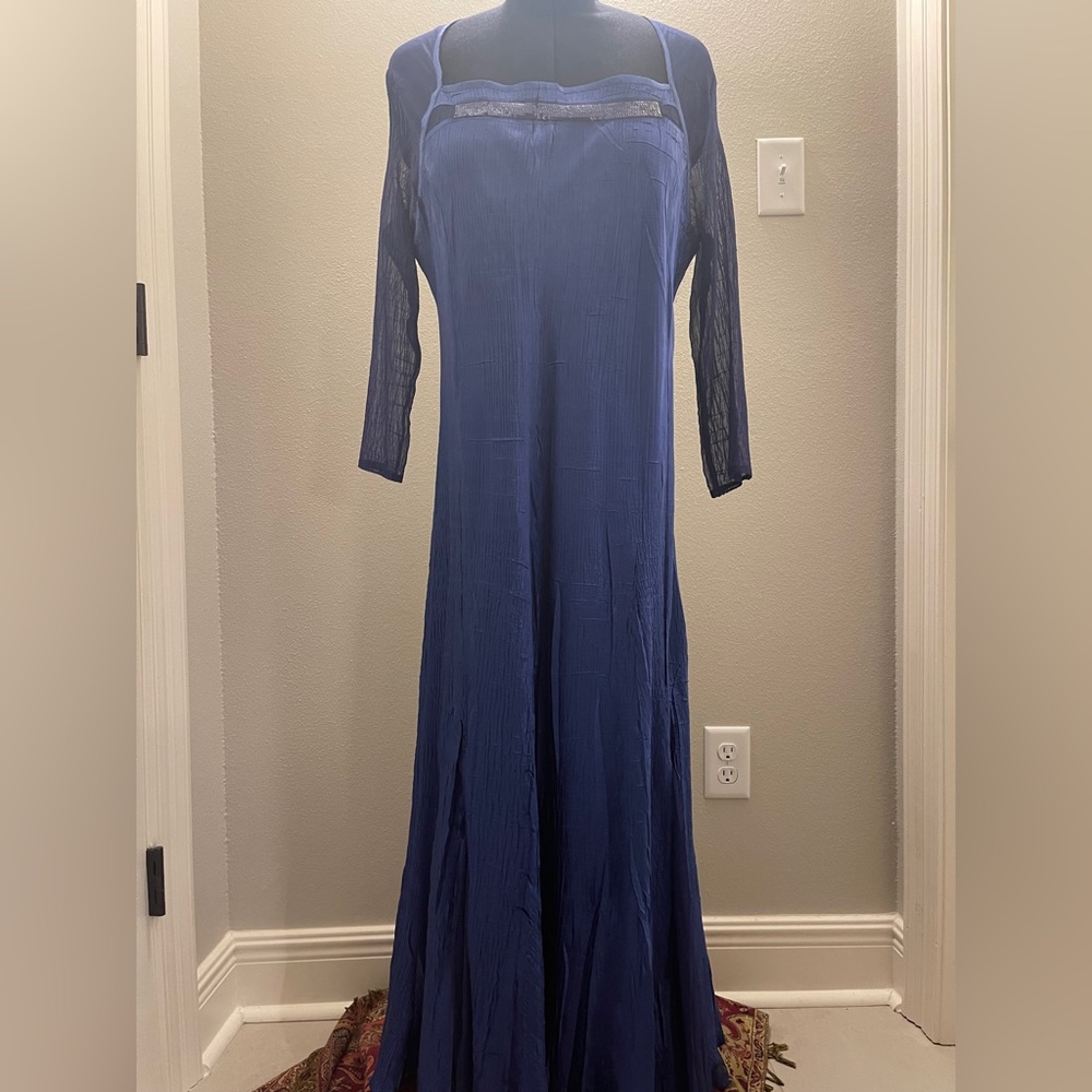 Komarov Elegant Blue Women's Dress